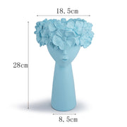 Minimalist flowerpot home resin ornaments