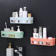 Toilet Rack Wall-Mounted Bathroom Punch-Free Rack Toilet Suction Wall Suction Cup Bathroom Storage Tripod