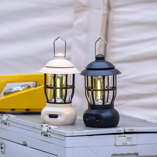 Camping Ligjt Outdoor  Ambience Lighting Camping Light Vintage Horse Light Gift USB Charging Tent Camp Lamp