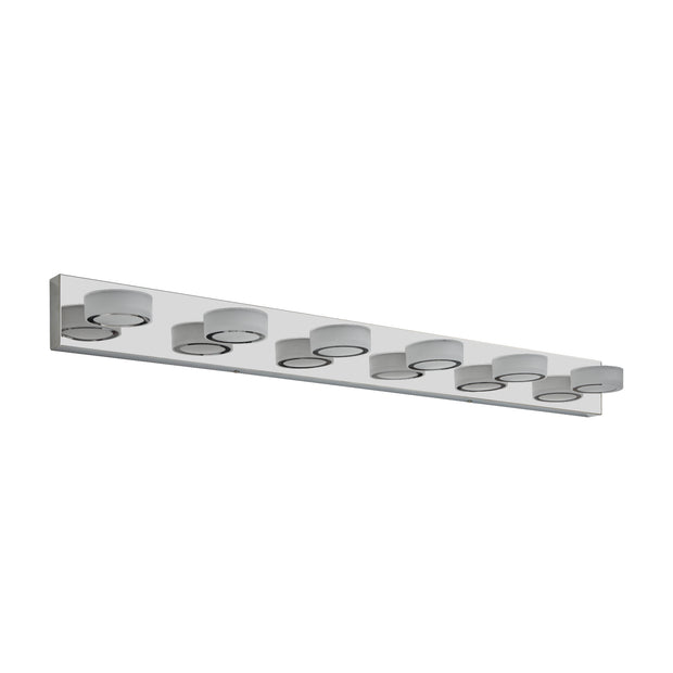 LED Modern Chrome 6-Light Vanity Lights Fixtures Over Mirror Bath Wall Lighting