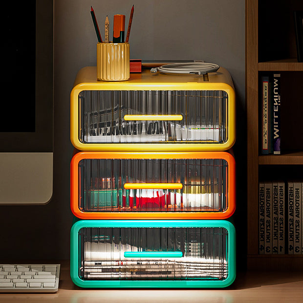 Drawer Type Desktop Storage Box Multifunctional Office Desk Storage Box Organizing Storage Box Dormitory Storage Box