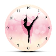 Ballet Dancer Wall Clock, Living Room Decorative Wall Clock