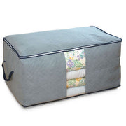 New Large Colorful Bamboo Charcoal Cotton Quilt Storage Bag Color Quilt Storage Clothing Storage Finishing Bag Storage Bag