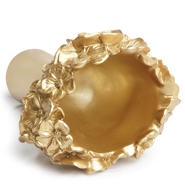 gold flowerpot home resin ornaments