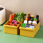 Kitchen Storage Basket Household Plastic Storage Box Storage Basket Desktop Snack Fruit And Vegetable Egg Refrigerator Storage Box