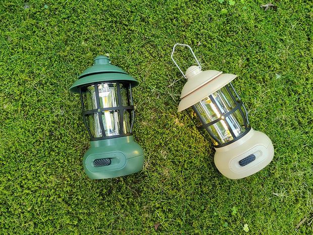 Camping Ligjt Outdoor  Ambience Lighting Camping Light Vintage Horse Light Gift USB Charging Tent Camp Lamp