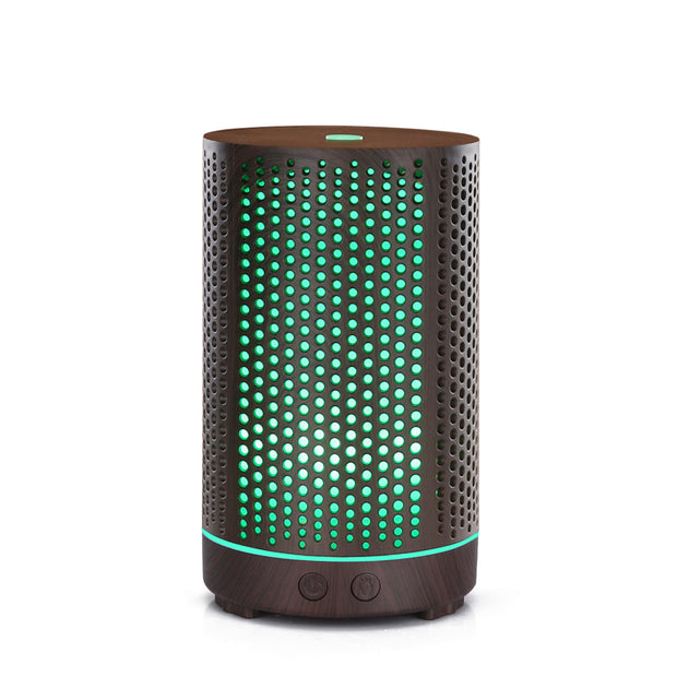 200ML Essential Oil Diffuser Wood Grain Aroma Diffuser Fragrance Machine Home Hollow Humidifier