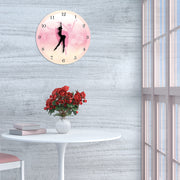 Ballet Dancer Wall Clock, Living Room Decorative Wall Clock