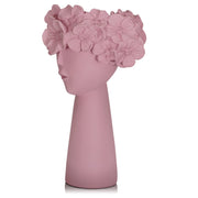 Pink flowerpot home resin ornaments