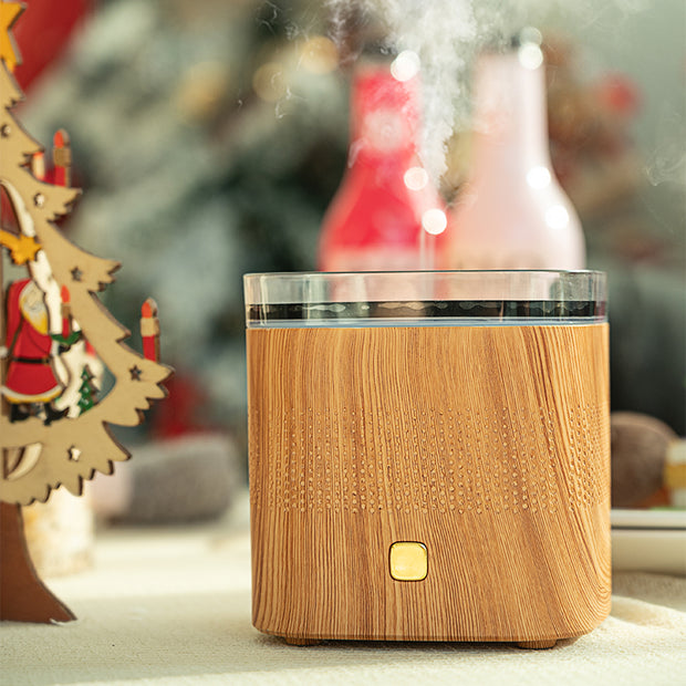Creative Wood Grain Home Office Humidifier Ultrasonic Automatic Fragrance Atomizing Essential Oil L18 Mini Aroma Diffuser