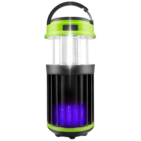 Solar LED Electric Shock Mosquito Killer Lamp Outdoor Waterproof USB Rechargeable Lighting Mosquito Trap