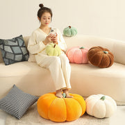Cute Pumpkin Throw Pillow, Minimal Ins Style Sofa Cushion Living Room Bedhead Cushion  Office Plush Cushion