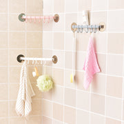 Simple Paste Hook Bathroom Wall Seamless Nail-Free Hook Kitchen Bathroom Creative Hole-Free Hook