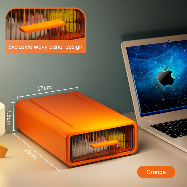 Drawer Type Desktop Storage Box Multifunctional Office Desk Storage Box Organizing Storage Box Dormitory Storage Box