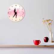 Ballet Dancer Wall Clock, Living Room Decorative Wall Clock