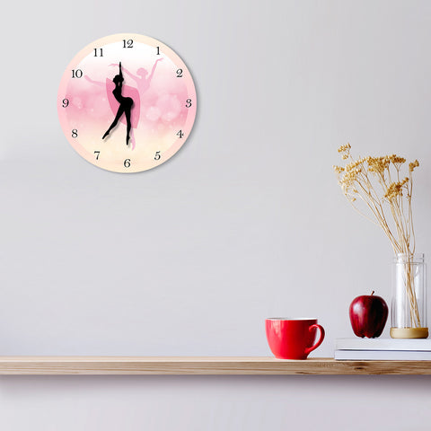 Ballet Dancer Wall Clock, Living Room Decorative Wall Clock
