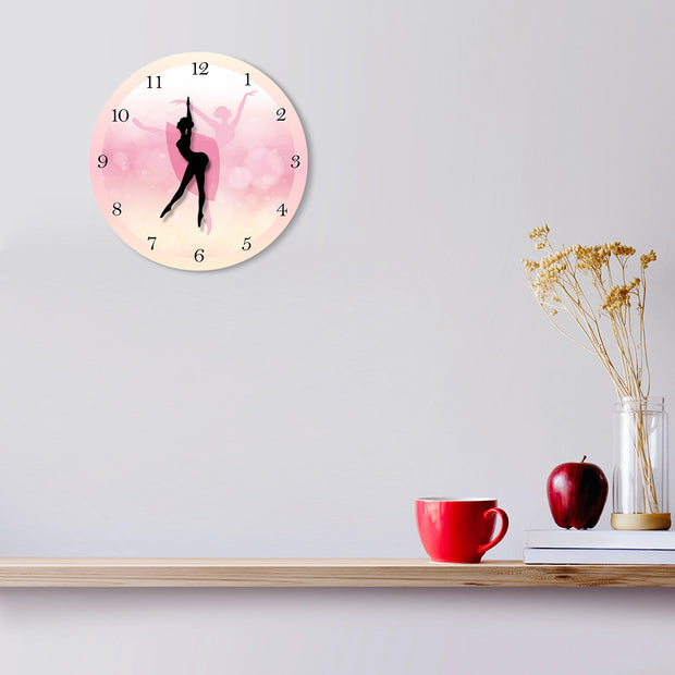 Ballet Dancer Wall Clock, Living Room Decorative Wall Clock